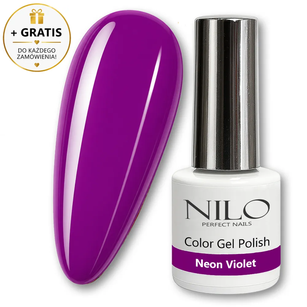 Lakier Hybrydowy Neon Violet - NILO no.48
